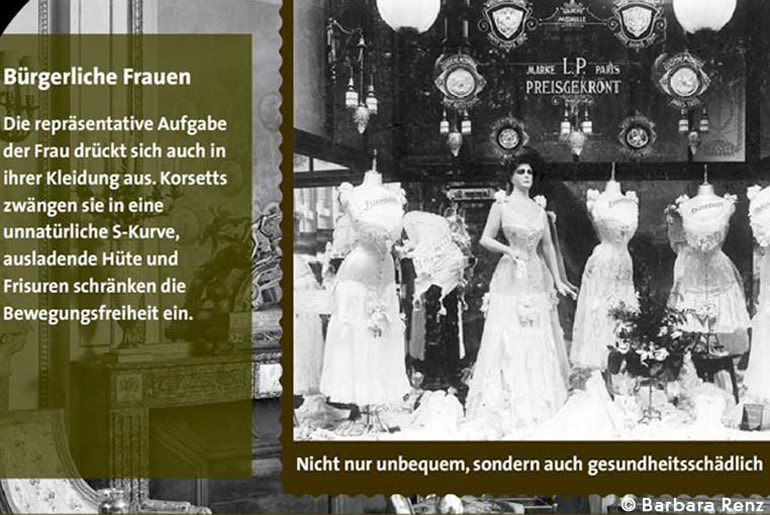 Konzeption | Interaktiver Tisch Lebenswelten 1900
